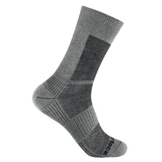 Wrightsock Wander Sock Crew Merino Coolmesh II (thin, merino wool) grey - 1 pair