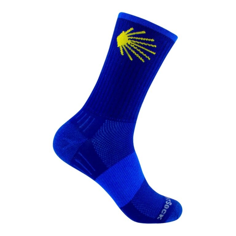 Wrightsock Wander Sock Crew Escape E5 (extra terry cushioning, medium thickness) royal blue 1 pair