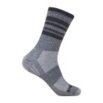 Wrightsock Wander Sock Crew Escape (extra terry cushioning, medium thickness) ash grey - 1 pair