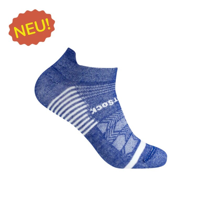 Wrightsock Sports Socks Sneaker Coolmesh II (with stabilisation function) cobalt blue - 1 pair
