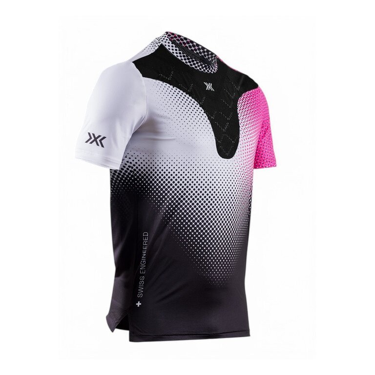X-Bionic Corefusion Run Shirt black/pink/white men's