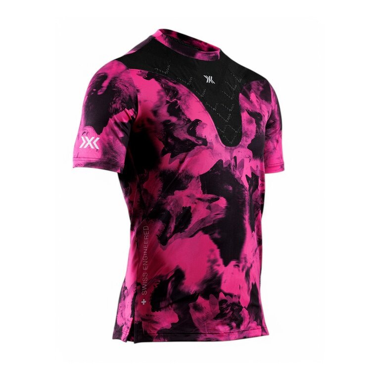 X-Bionic Corefusion Run Shirt black/neon pink men's