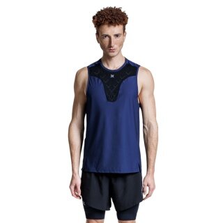 X-Bionic Running Tank Top Corefusion Run Tank Navy Blue Men's