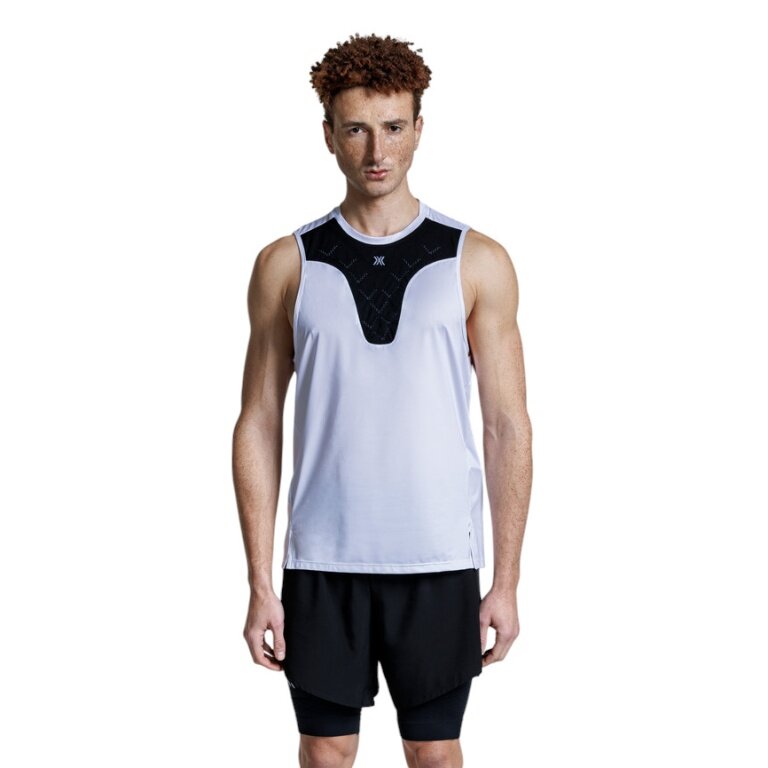 X-Bionic Running Tank Top Corefusion Run White Men's