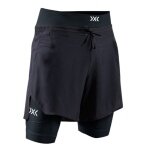 X-Bionic Effektor 2in1 Short Running Trousers (attached inner shorts) short black/black men's