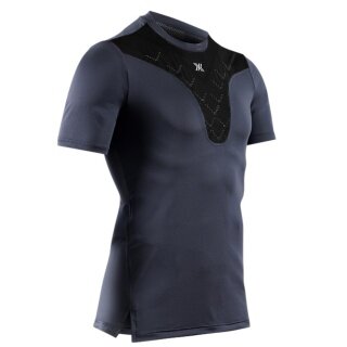 X-Bionic Corefusion Run Shirt (seamless) black men's running shirt