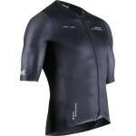 X-Bionic Cycling Shirt Corefusion Aero Jersey (Front Zipper, Lightweight, Breathable) Black Men