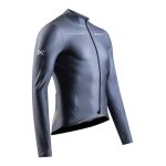 X-Bionic Cycling Jacket Corefusion Ride Jersey (3 Back Pockets, Optimal Freedom of Movement) Grey Men's