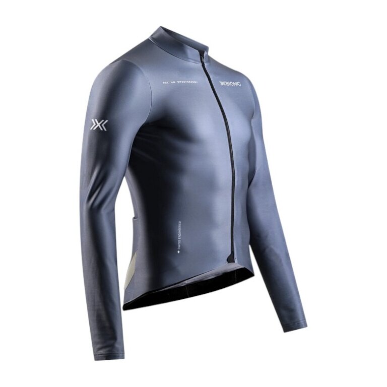 X-Bionic Cycling Jacket Corefusion Ride Jersey (3 Back Pockets, Optimal Freedom of Movement) Grey Men's