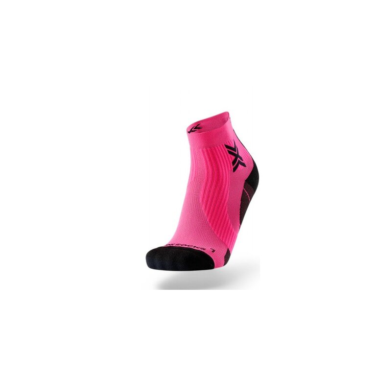 X-Socks Running Sock Run Perform Ankle fluo pink/black Men's - 1 Pair