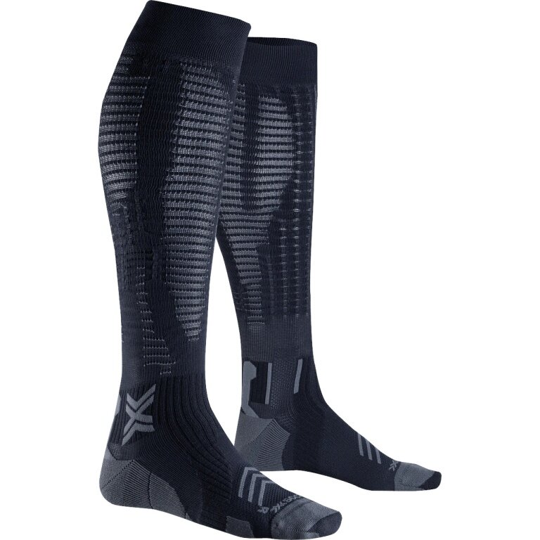 X-Socks Running Socks Calf Run Expert Effector OTC black/charcoal Men's - 1 Pair