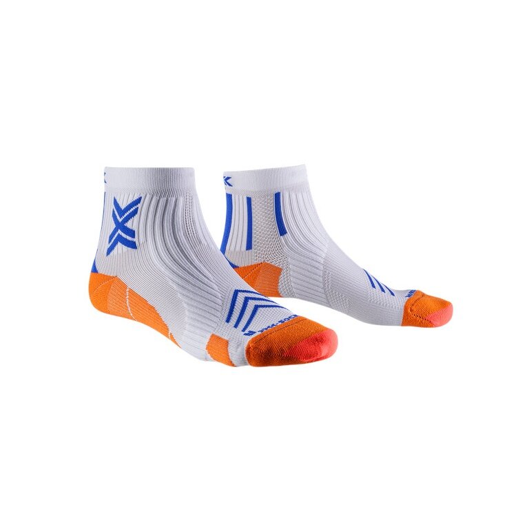 X-Socks Running Sock Run Expert Ankle white/blue/orange men's - 1 pair