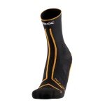 X-Socks Running Socks Trailrun Terraskin Expert Crew Black Men's - 1 Pair