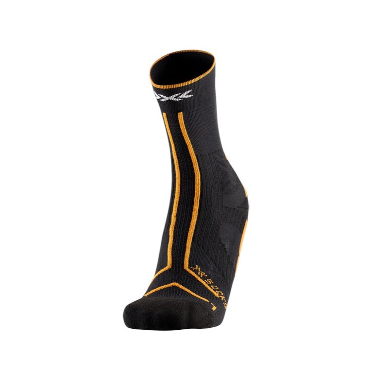 X-Socks Running Socks Trailrun Terraskin Expert Crew Black Men's - 1 Pair