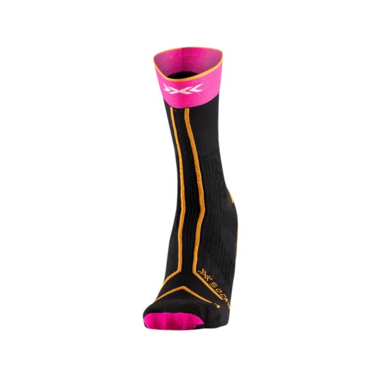 X-Socks Running Socks Trailrun Terraskin Expert Crew black/orange/pink Men's - 1 Pair