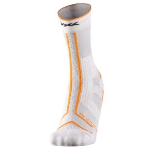 X-Socks Running Socks Trailrun Terraskin Expert Crew White/Orange Men - 1 Pair
