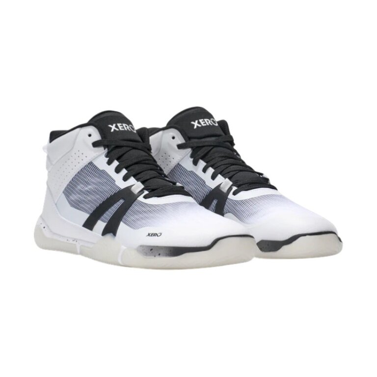 Xero Shoes Barefoot Shoes Indoor X1 Mid (Minimal Basketball) white/black men's