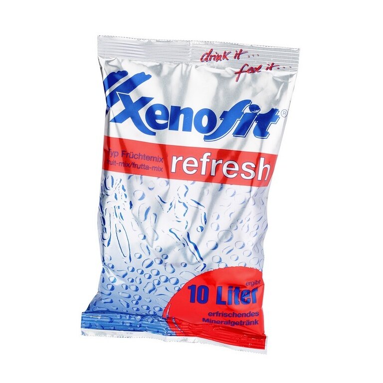 Xenofit Sports Drink Refresh (Mineral Drink with Vitamin C) Fruit Mix 600g Bag for 10 Litres