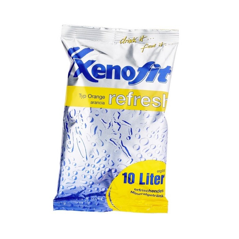Xenofit Sports Drink Refresh (Mineral Drink with Vitamin C) Orange 600g Bag for 10 Litres