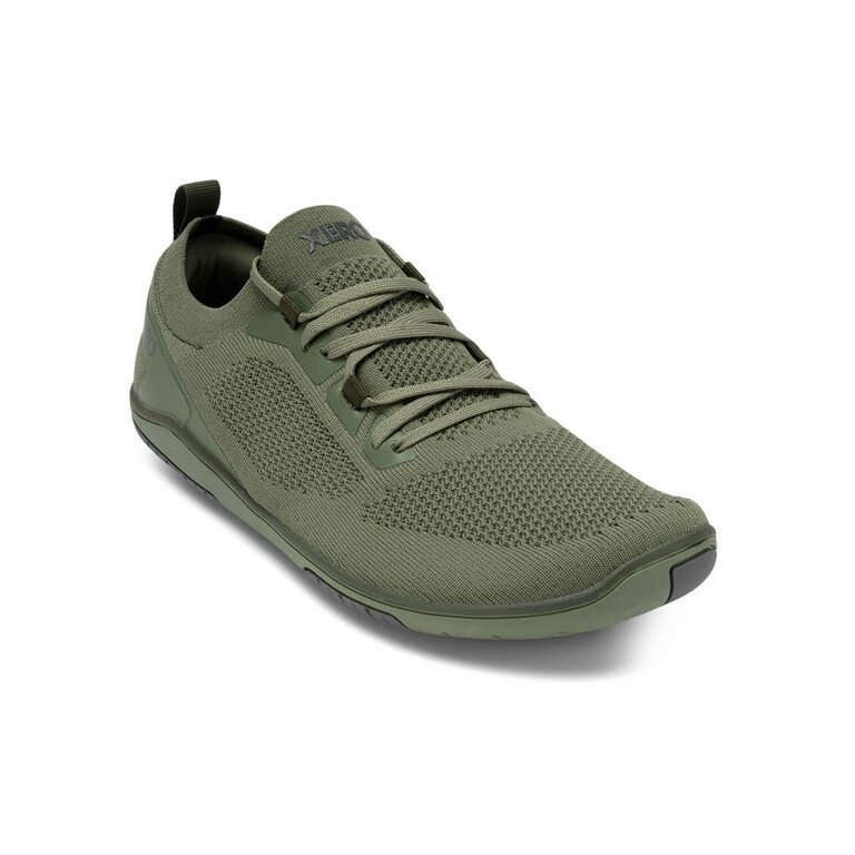 Xero Shoes Minimal Travel Shoes Nexus Knit Olive Green Men
