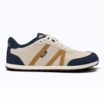 Xero Shoes Barefoot Sneakers Wynn (flexible sole, wide toe box) beige/navy blue men's