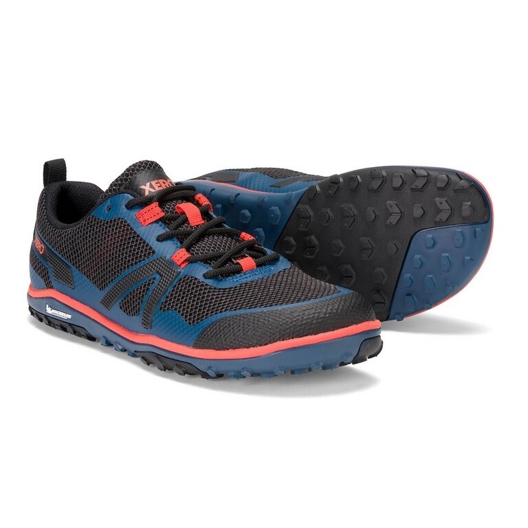 Xero Shoes Minimal Running Shoes Scrambler Low (Trail) - blue/black Men