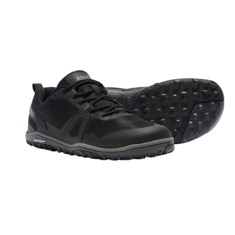 Xero Shoes Minimal Running Shoes Scrambler Low EV (Trail) black Men's