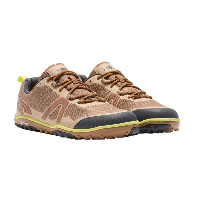 Xero Shoes Minimal Running Shoes Scrambler Low EV (Trail) brown Men's