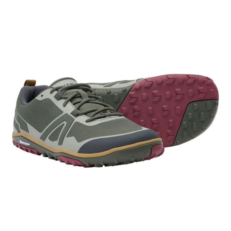 Xero Shoes Minimal Running Shoes Scrambler Low EV (Trail) army green Men's