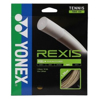 Stringing with Yonex Rexis natural tennis string