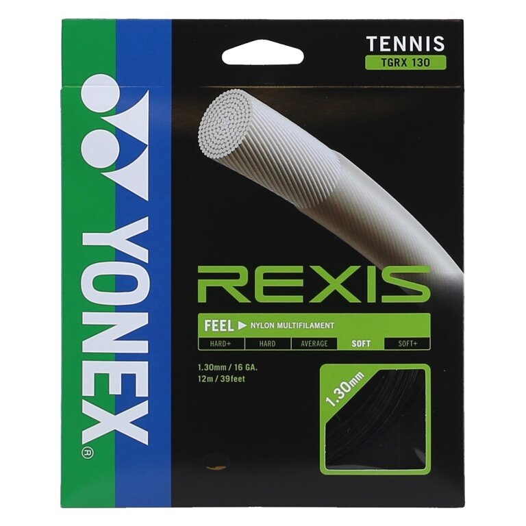 Yonex Tennis String Rexis Feel (Control + Touch) black 12m set