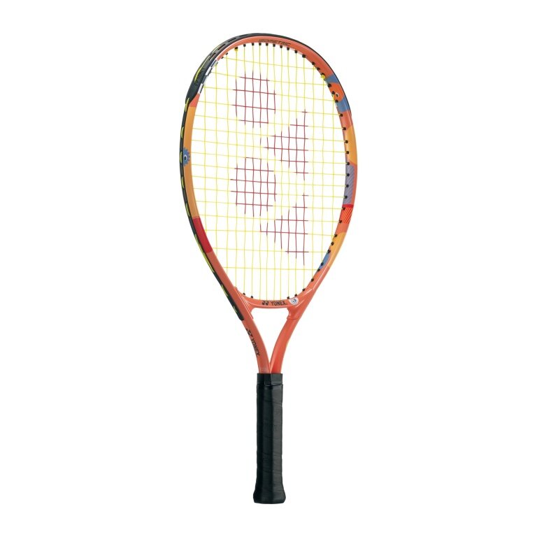 Yonex Junior Tennis Racket JR 21in (4-7 years) 2025 coral red/orange - pre-strung -