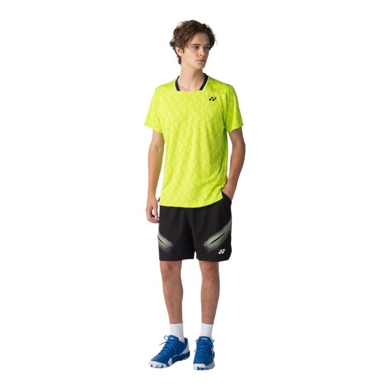 Yonex Tennis T-shirt Crew Neck Australian Open 10703 (95% Polyester, 5% Polystyrene) 2026 fresh lime green Men's