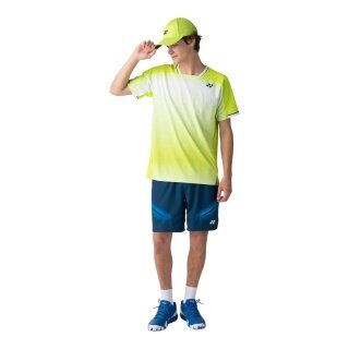 Yonex Tennis T-shirt Crew Neck Australian Open 10704 (100% Polyester) 2026 fresh lime green Men's