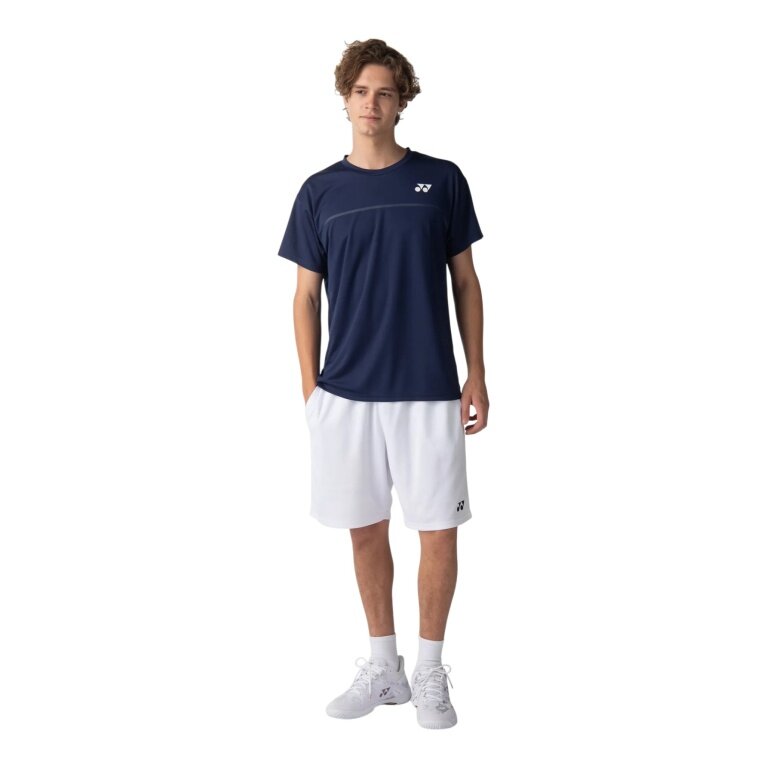 Yonex Sport T-shirt Crew Neck Practice 10728 (100% Polyester) 2026 navy blue Men's