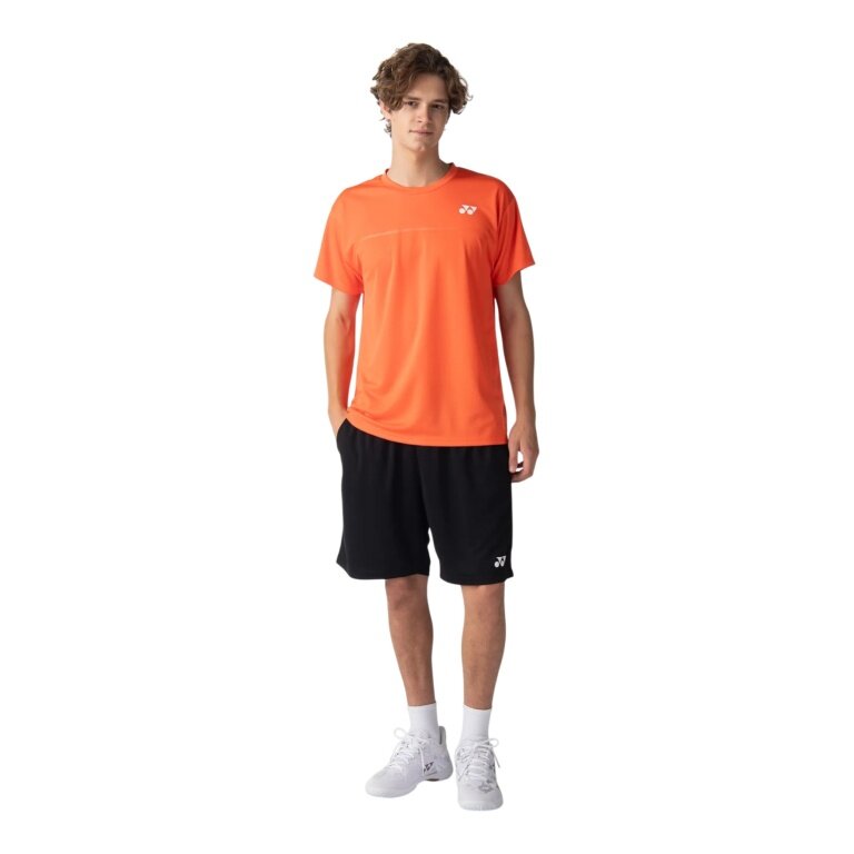 Yonex Sport T-shirt Crew Neck Practice 10728 (100% Polyester) 2026 orange Men's