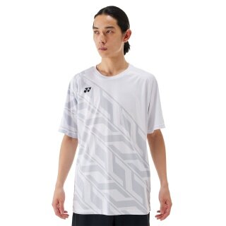 Yonex Sport T-shirt Practice (100% Polyester) 2025 white men's