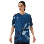 Yonex Sport T-shirt Practice Graphic 16744 (100% Polyester) 2025 ink blue Men's