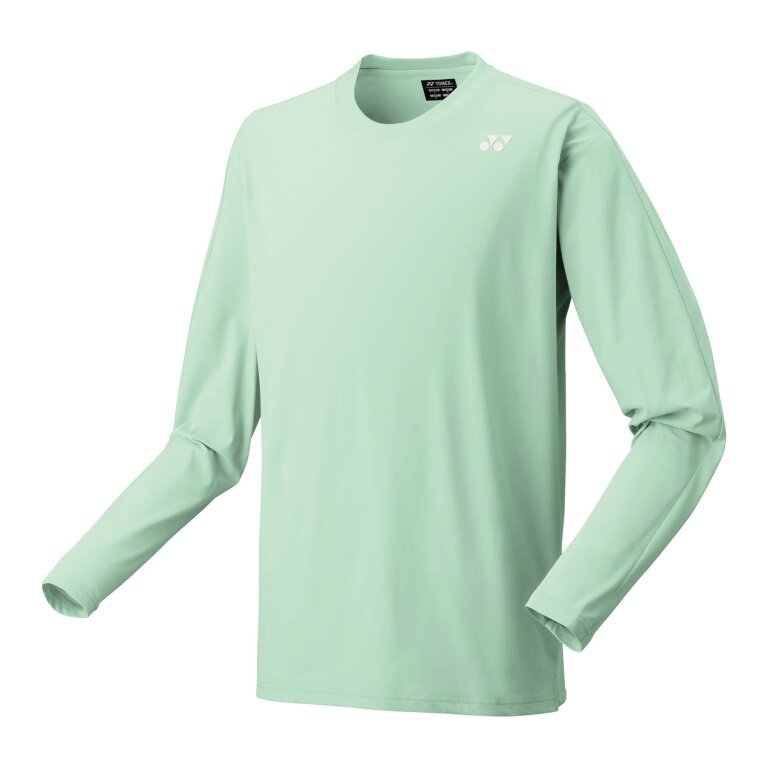 Yonex Tennis Long Sleeve Shirt Practice 2025 Light Green Men