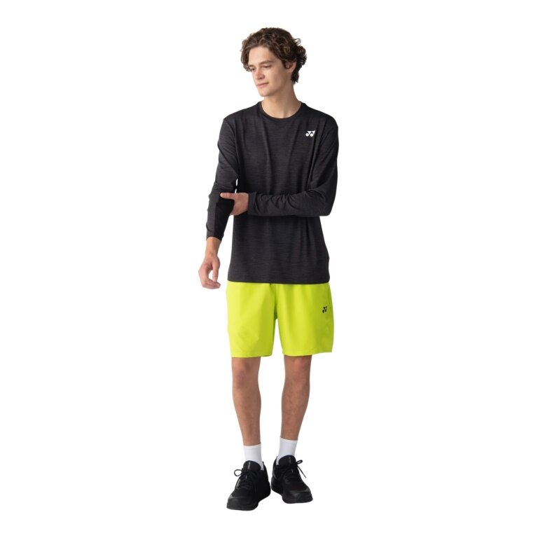 Yonex Tennis Long Sleeve Shirt Practice (100% Polyester) 2026 black Men's