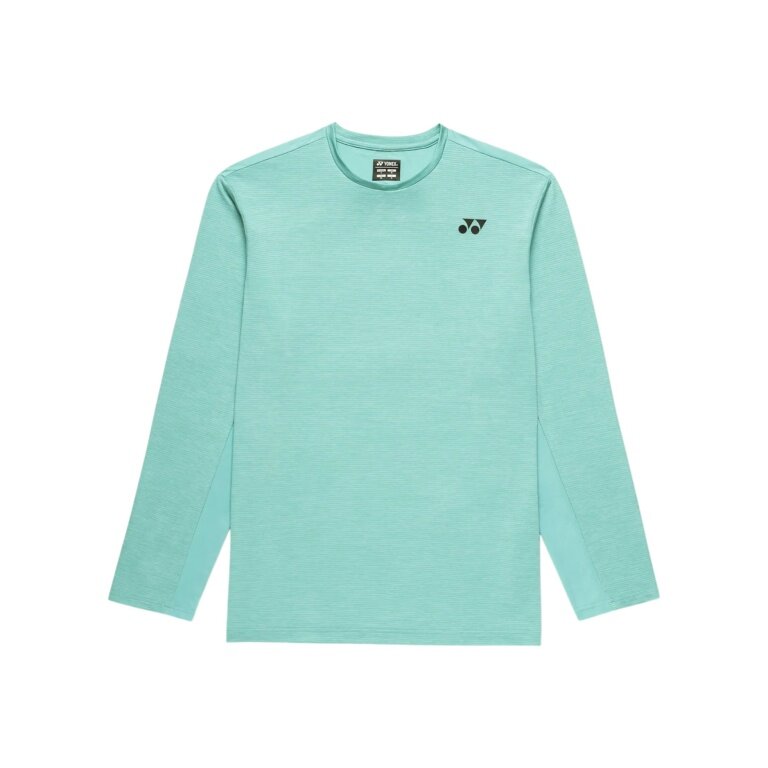 Yonex Tennis Long Sleeve Shirt Practice (100% Polyester) 2026 mint green Men's