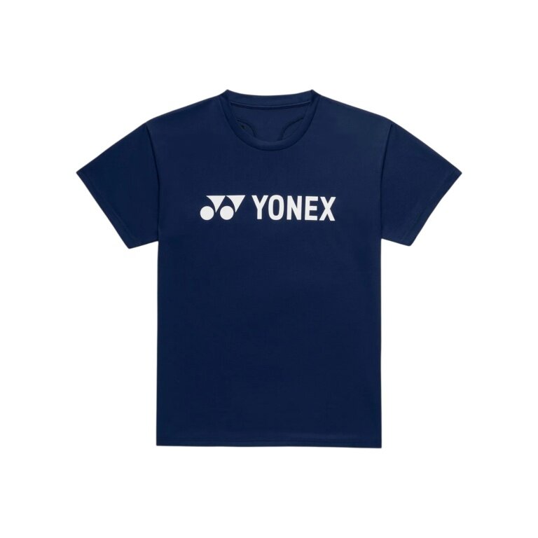 Yonex Sport T-shirt Practice Logo 16856J (100% Polyester) 2026 navy blue boys
