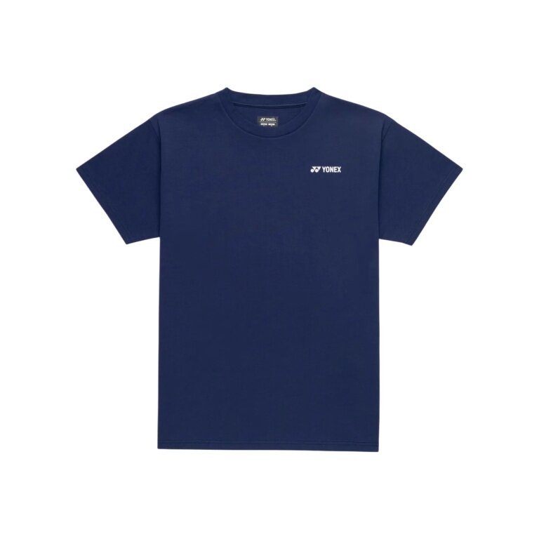 Yonex Sport T-shirt Practice 16878 (100% Cotton) 2026 navy blue Men's