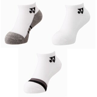 Yonex Sports Socks Sneaker Low Cut 19235J 2025 white Children - 3 Pairs