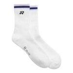 Yonex Sports Sock Crew 19252 Stripe 2026 white/purple - 1 pair