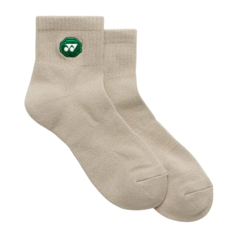 Yonex Sports Socks Quarter 19253 2026 khaki Men - 1 Pair