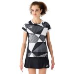 Yonex Badminton Shirt Crew Neck Tournament 2025 black ladies