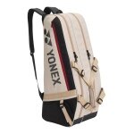 Yonex Racketbag Gearlogic Racquet (Racket bag, 2 main compartments, shoe compartment) 2026 beige 6-pack