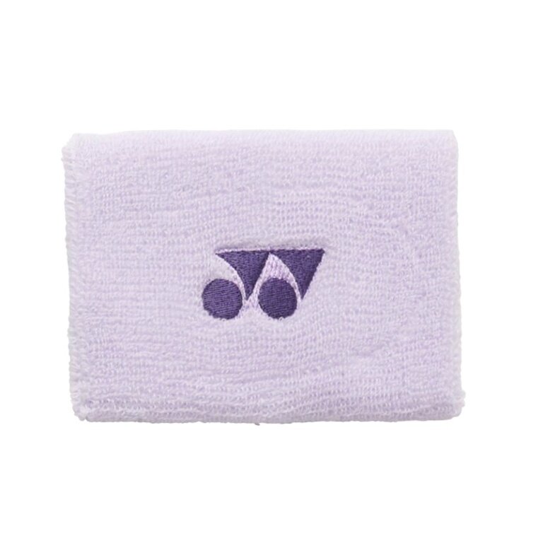 Yonex Wristband with Yonex Logo Centre 10x8cm lilac violet single