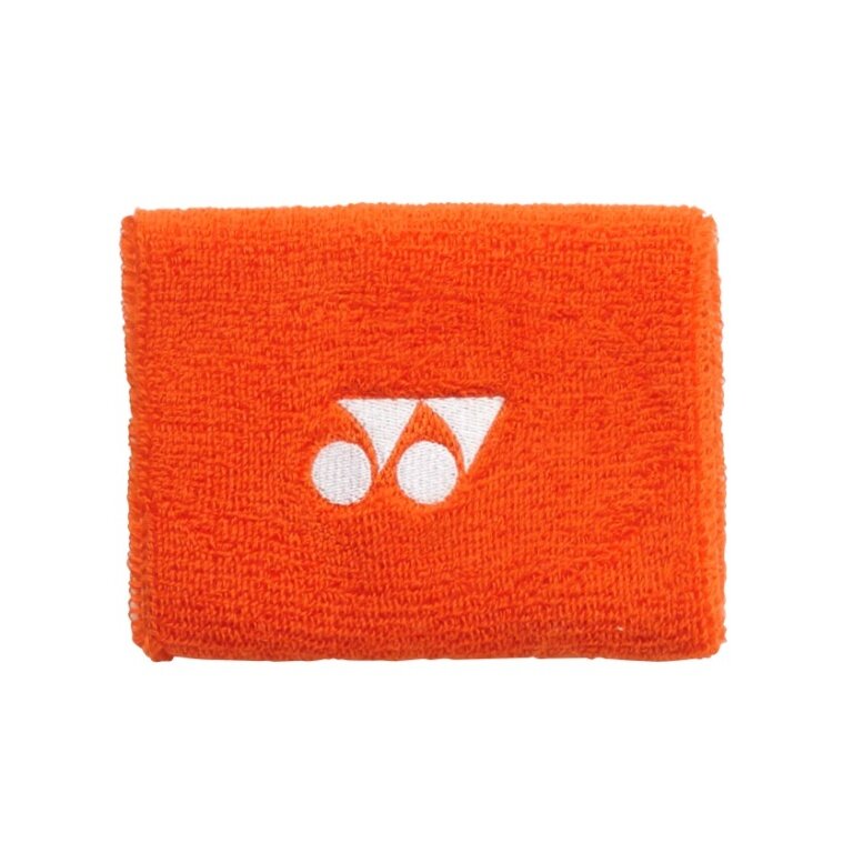 Yonex Wristband with Yonex Logo in the Centre 10x8cm orange single unit